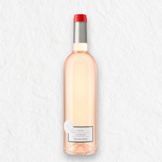 Murmures d'Exéa Syrah, vin rosé bio frais et léger