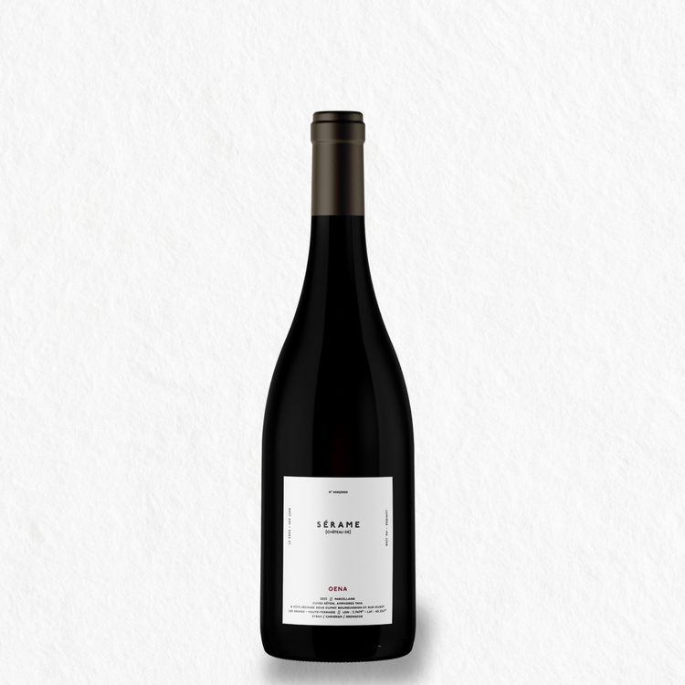 Vin bio rouge du Château de Sérame, AOP Corbières, Oena