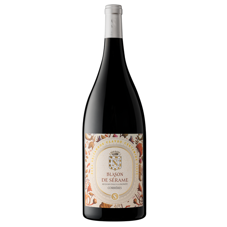 Magnum de Blason de Sérame rouge, AOP Corbières, vin bio