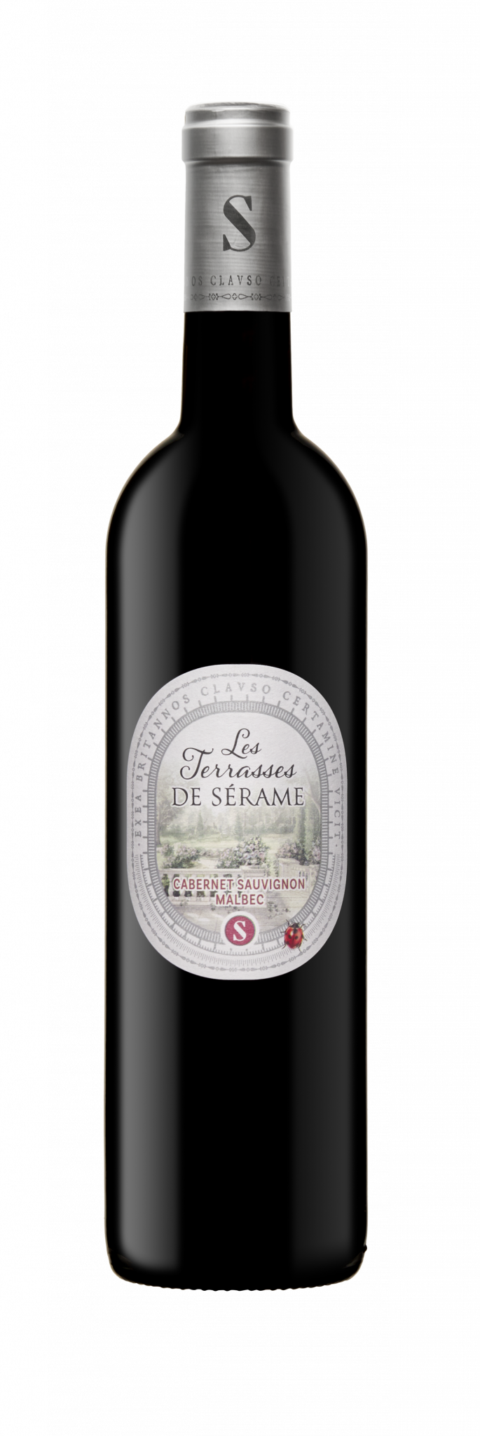 Terrasses de Sérame Cabernet Sauvignon / Malbec, IGP Pays d'Oc, Rouge, 2022, vin bio